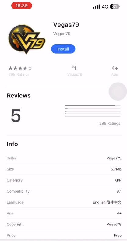 tải app vegas79